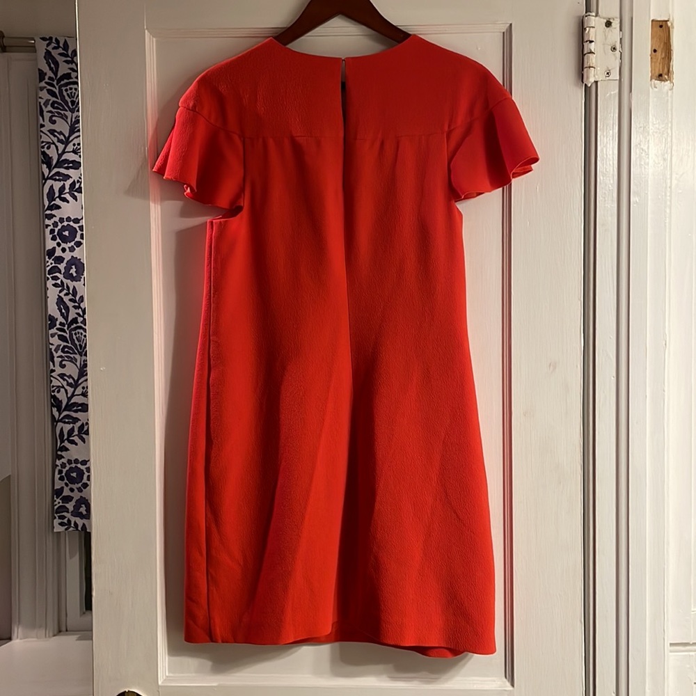 Gently used Trina Turk Orange Splash dress size 10 - Picture 10 of 13